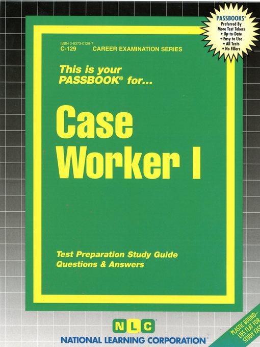 Title details for Case Worker I by National Learning Corporation - Available
